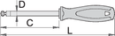 Ball-end hex screwdriver TBI, 3
