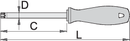 Screwdriver CR with TX profile, TX 27