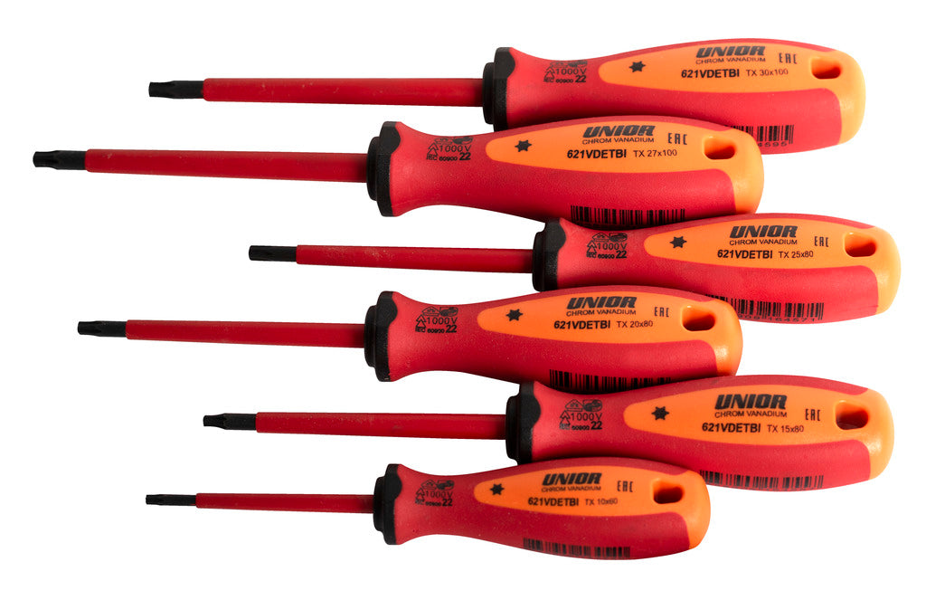 Unior | 617049 | Set of insulated screwdrivers VDE TBI with TX profile - /6