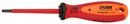 Screwdriver with insulated blade VDE TBI with TX profile, TX 10