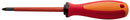 Double-crosstip (PZ) screwdriver with insulated blade, VDE TBI, PZ0 x 60