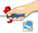 Double-crosstip (PZ) screwdriver TBI, PZ 2 x 100