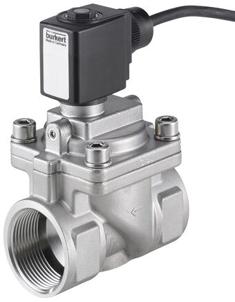burkert 6281 2/2-way solenoid valve – stainless steel – 3/8 inch" – 24v ac – 6281-ev-a10,0ffvagm83-5-024/uc