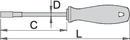 Unior Socket wrench with CR handle, 8 – Roladex Industrial Ltd, www.roladex.co.uk