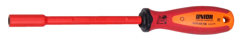 Insulated socket wrench with VDE TBI handle, 13