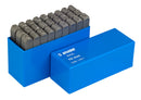 Set of letter steel punches, 10