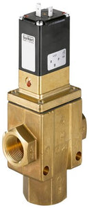 burkert 6430 3/2-way solenoid valve – gunmetal – g1" – 24v dc – 6430-d25,0bbrggm86-0-024/dc-08