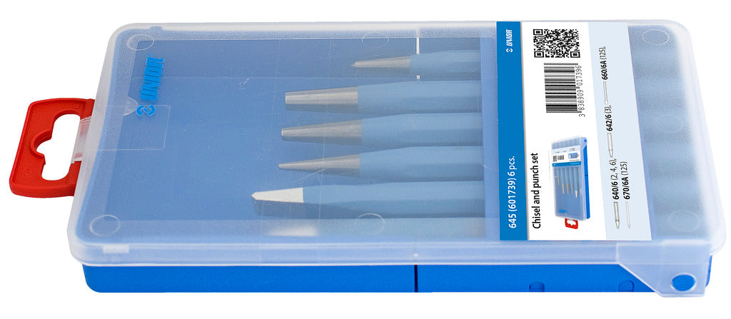 Unior | 601739 | Chisel and punch set - /6