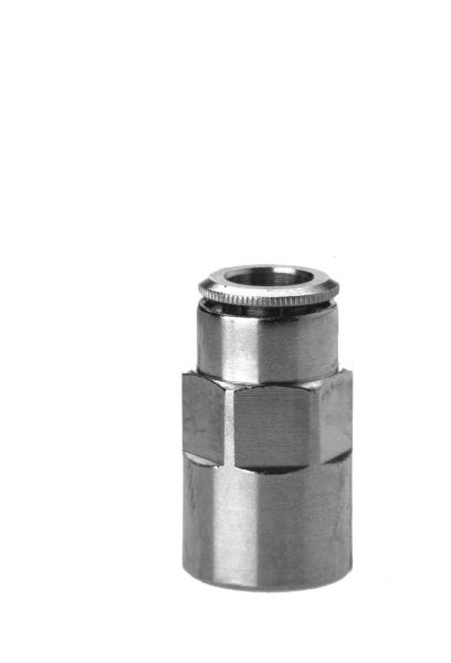 Image of 6463 8-1/4 - Push in fitting female stud 8mm tube 1/4 thread (Pack of 5) - Camozzi | Roladex UK