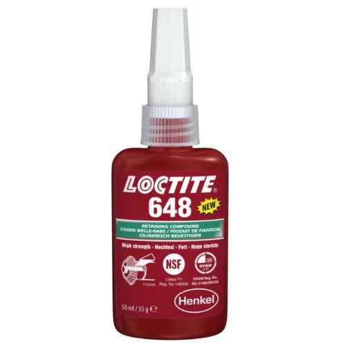 Loctite 648 High Strength Retaining Compound 50ml