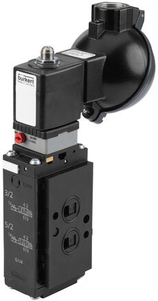 burkert 6519 3/2-way valve – pa (polyamide) – 24v ac – 6519-w06,0-gm82-fs05-b5-024/uc