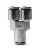 Image of 6560 10 - Push in fitting equal tube Y 10mm tube (Pack of 5) - Camozzi | Roladex UK