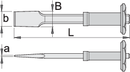 Unior Slitting chisel with guard, 240 – Roladex Industrial Ltd, www.roladex.co.uk