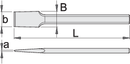 Unior Jointing chisel, 250 – Roladex Industrial Ltd, www.roladex.co.uk