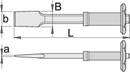 Unior Jointing chisel with guard, 250 – Roladex Industrial Ltd, www.roladex.co.uk