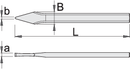Cross chisel, 200