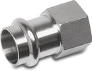 Bonfix Socket Stainless Steel 316L 2" x 54mm Female Thread x Press Fit | Bonfix | UK Supplier | Roladex