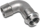 Bonfix Elbow 90° Stainless Steel 316L 2" x 54mm Male Thread x Press Fit | Bonfix | UK Supplier | Roladex