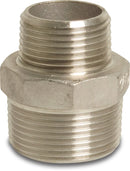 Profec Reducer NiPPle Stainless Steel 316 1 1/4" x 1/2" Male Thread 16Bar | Profec | UK Supplier | Roladex