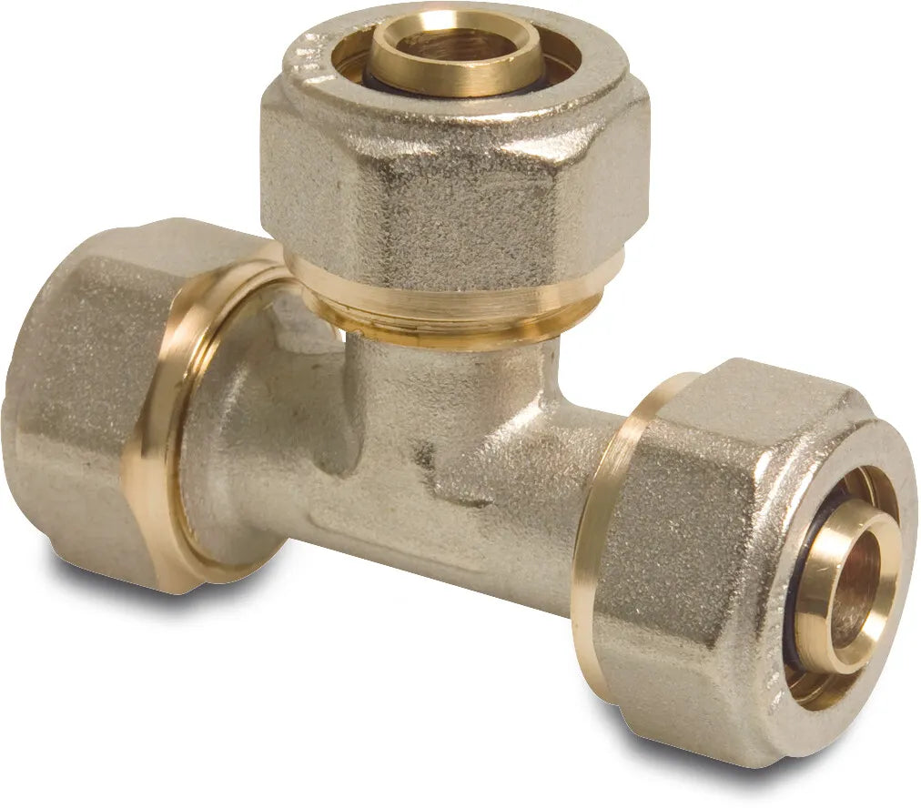 Profec 90° Brass Nickel Plated 20mm Compression Fittinglu-Pe-x | Profec | UK Supplier | Roladex