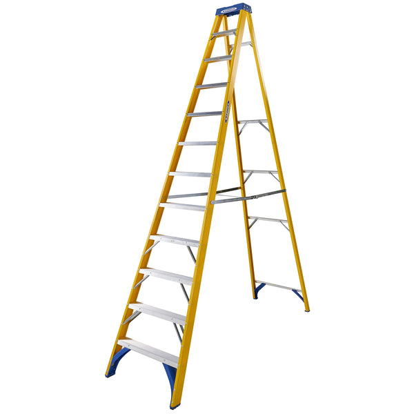 Fibreglass Swingback Stepladder - 12 Tread