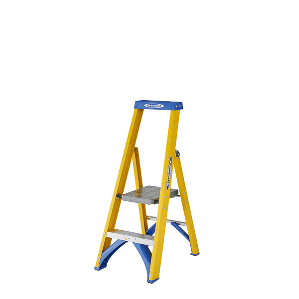 Fibreglass Platform Stepladder - 2 Tread