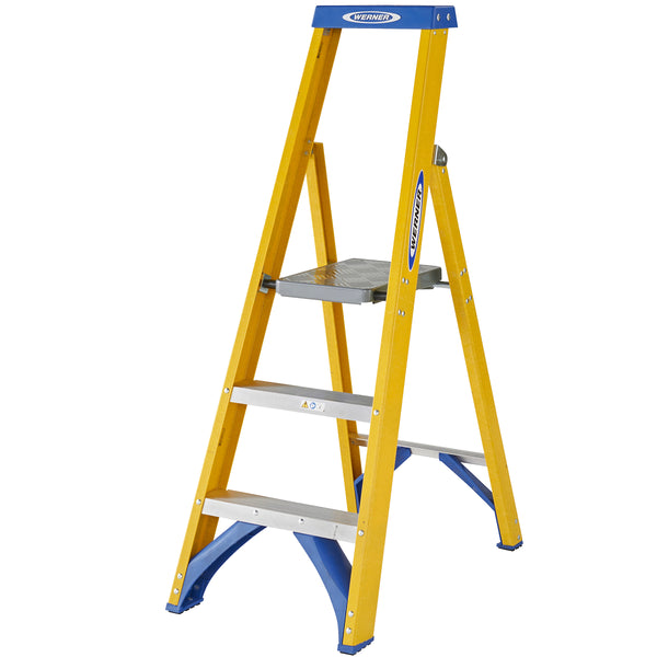 Fibreglass Platform Stepladder - 3 Tread