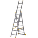 ExtensionPlus X4 Box Section Combination Ladder - Triple 1.80m