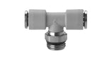 Image of 7432 16-1/2 - Technopolymer fitting swivel branch tee 16mm tube 1/2 thread (Pack of 5) - Camozzi | Roladex UK