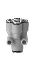 Image of 7575 8-6 - Technopolymer fitting multi Y 8 6mm tube (Pack of 5) - Camozzi | Roladex UK