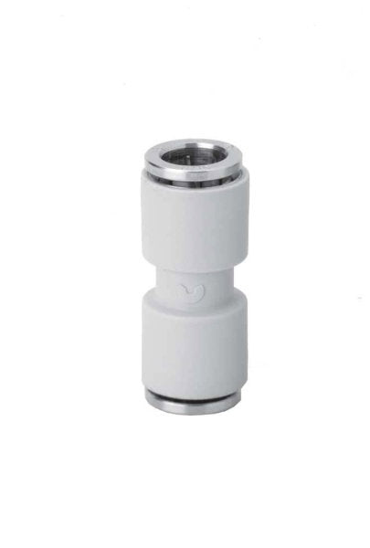 Image of 7580 10 - Technopolymer fitting tube to tube connector 10mm tube (Pack of 5) - Camozzi | Roladex UK