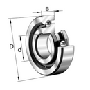 Image of SNFA Angular Contact Ball Bearing 7602025 - Roladex UK