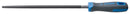 Round file with handle, half smooth, 150