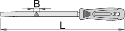 Unior Three-square file with handle, smooth, 200 – Roladex Industrial Ltd, www.roladex.co.uk