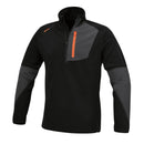 XXL-MICROFLEECE SWEAT. SHORT-ZIPP.