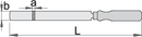 Unior Flat scraper, 200 – Roladex Industrial Ltd, www.roladex.co.uk