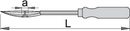 Unior Triangular spoon scraper, 200 – Roladex Industrial Ltd, www.roladex.co.uk