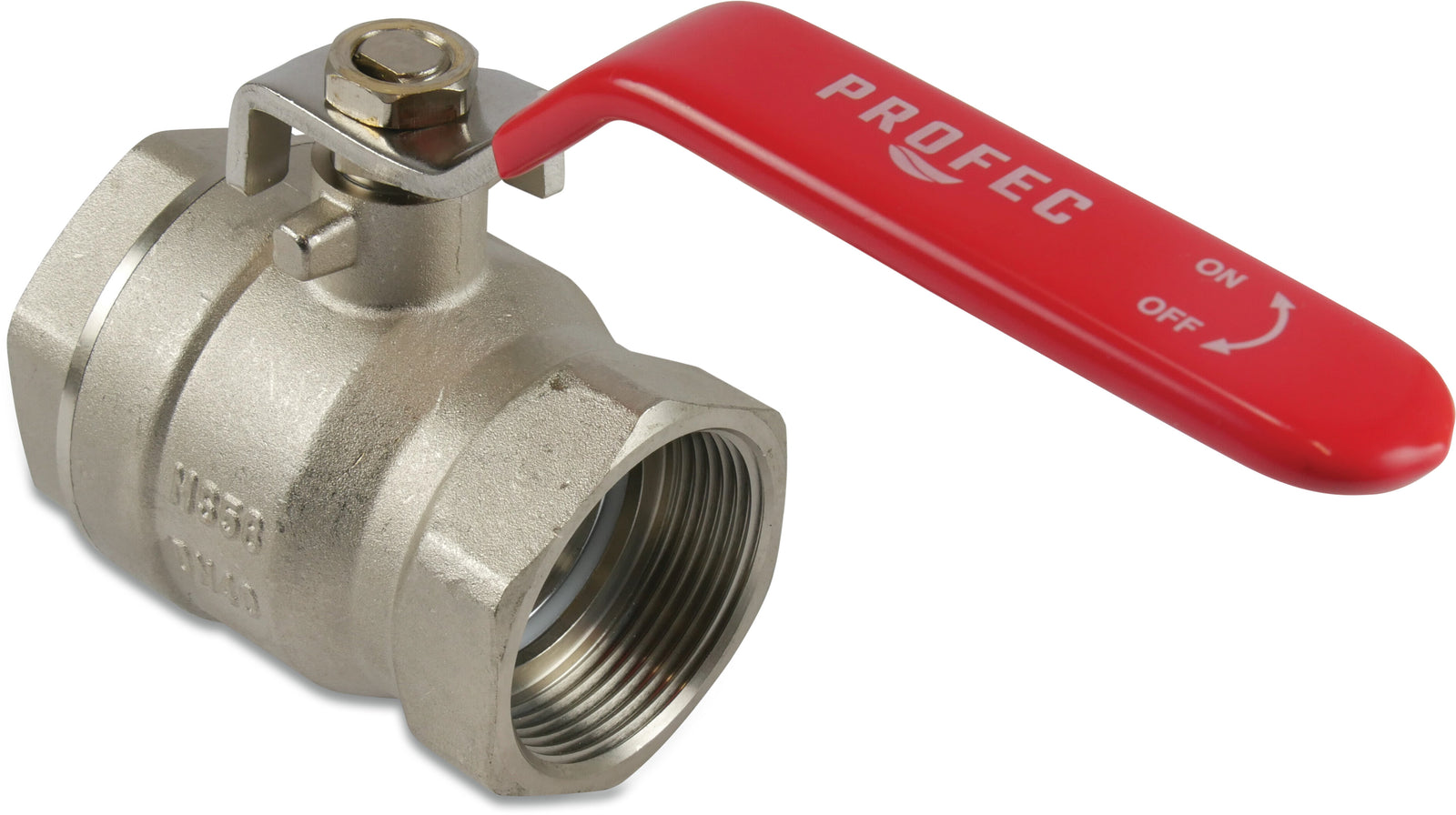 Profec Valve Brass Nickel Plated 2" Female Thread 25Bar Type 100 Va | Profec | UK Supplier | Roladex