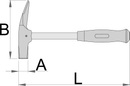 Carpenters` hammer, 550