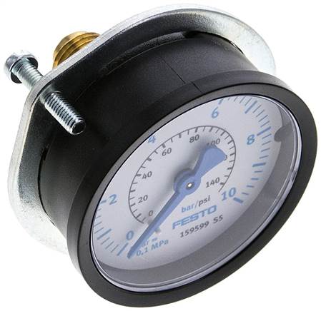 Festo | FMA-50-10-1/4-EN | Flanged Pressure Gauge