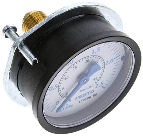 Festo | FMA-50-2,5-1/4-EN | Flanged Pressure Gauge