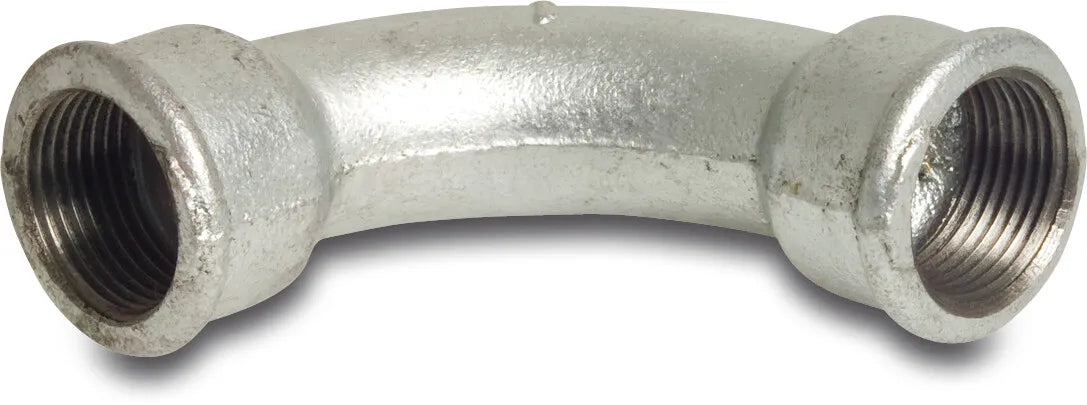 Profec Bend 90° Galvanised Cast Iron 2 1/2" Female Thread 25Bar | Profec | UK Supplier | Roladex