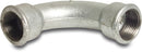 Profec Bend 90° Galvanised Cast Iron 2" Female Thread 25Bar | Profec | UK Supplier | Roladex