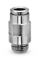 Image of 8512 8-1/4 - Dual seal push in fitting male stud 8mm tube 1/4 thread (Pack of 5) - Camozzi | Roladex UK
