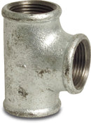 Profec T-Piece 90° Galvanised Cast Iron 3" x 2" x 3" Female Thread 25Bar | Profec | UK Supplier | Roladex