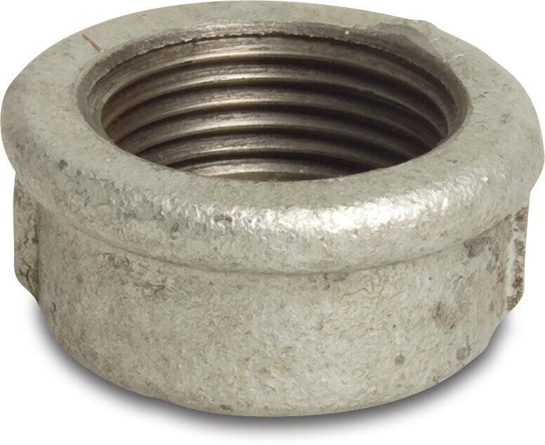 Profec Round Cap Galvanised Cast Iron 2" Female Thread 25Bar | Profec | UK Supplier | Roladex