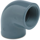 Profec 90° Pvc-U 1 1/2" Imperial Glue Socket x Female Thread 10Bar Grey | Profec | UK Supplier | Roladex
