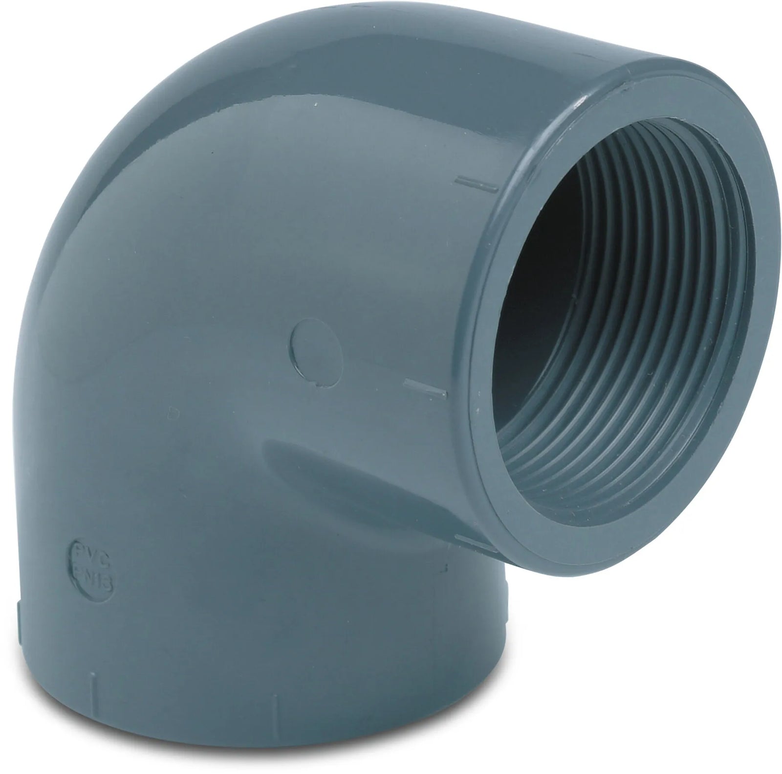 Profec 90° Pvc-U 3" Imperial Glue Socket x Female Thread 10Bar Grey | Profec | UK Supplier | Roladex