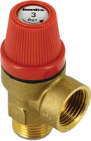 Bonfix Valve Brass 1/2" Male Thread x Female Thread 3Bar | Bonfix | UK Supplier | Roladex