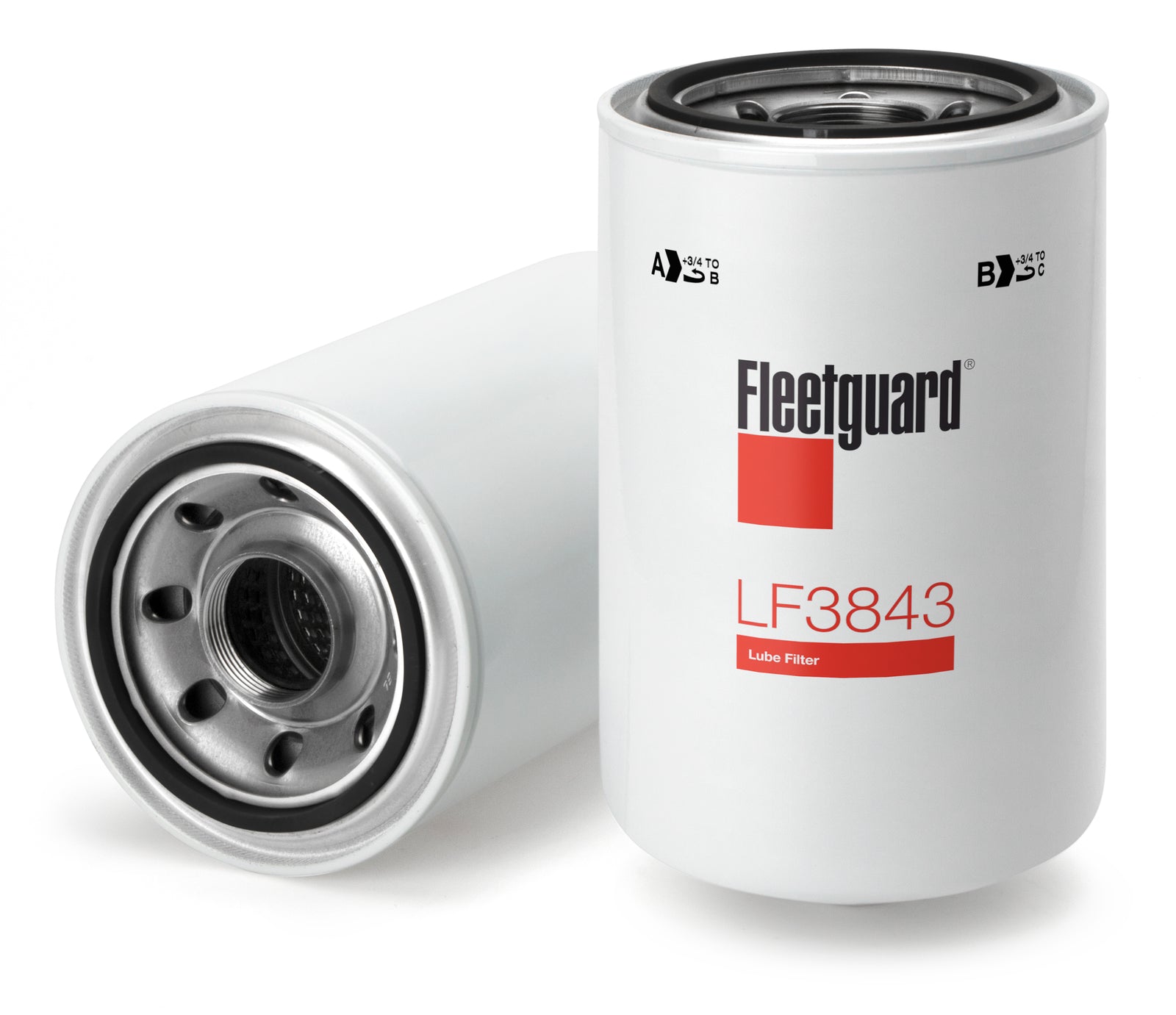 Fleetguard Oil Filter Cellulose Spinon LF3843